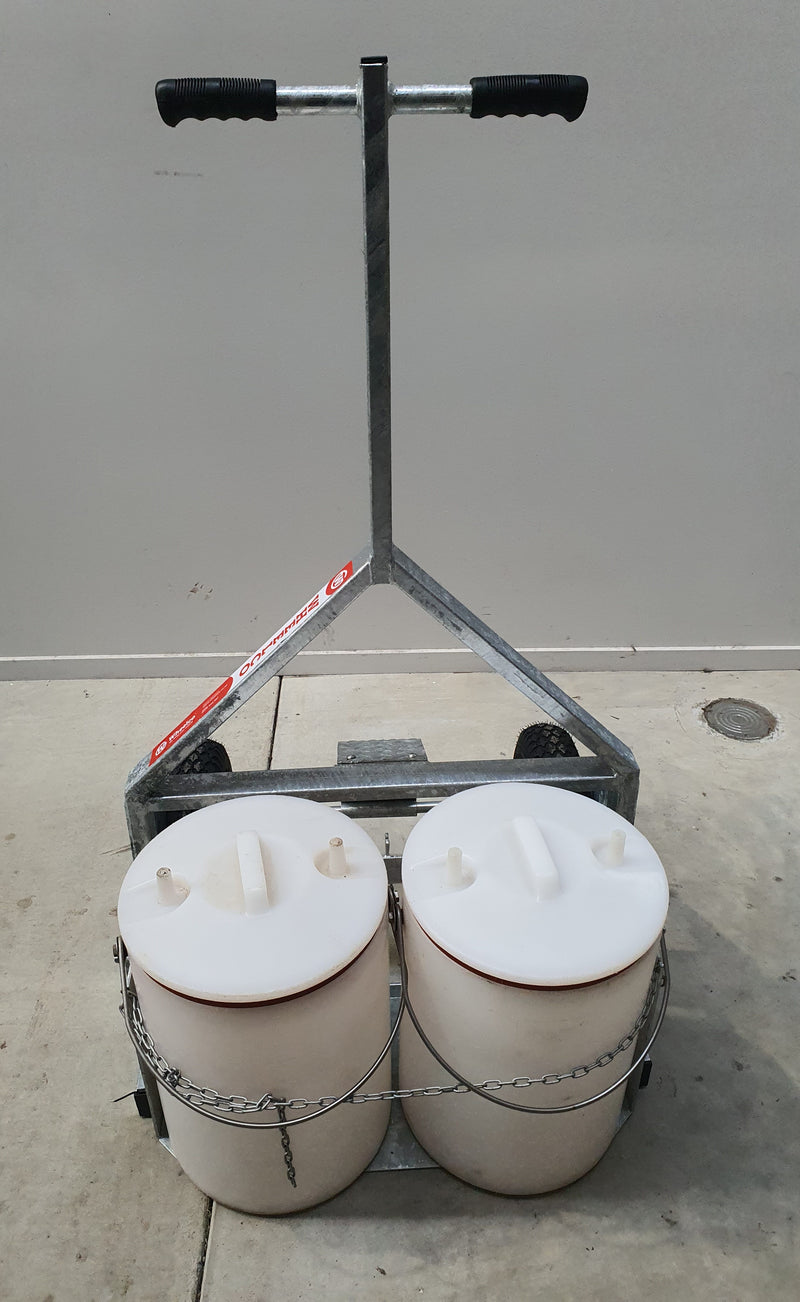 Load image into Gallery viewer, Heavy Duty Pivot Milk Bucket Trolley - DT502