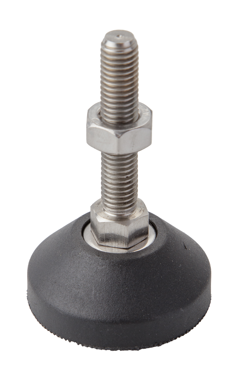 Load image into Gallery viewer, Stainless Steel Adjustable Feet Fixed 50mm Diameter Base - FF-SS-50-M10x50