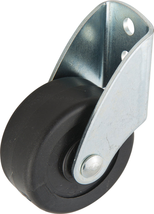 Fixed Side Mount Gate Castor, 50mm Nylon Wheel