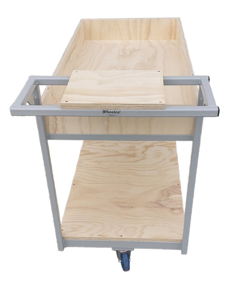 Load image into Gallery viewer, 2 Tier Tray Platform Trolley - PTRD1200-2T-Ply
