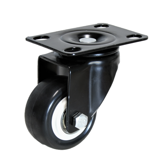 50mm Urethane Castor - Swivel Plate - 50kg Capacity