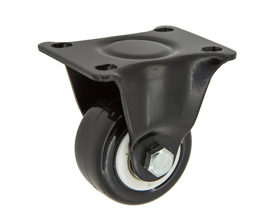 50mm Urethane Castor - Fixed Plate - 50kg Capacity