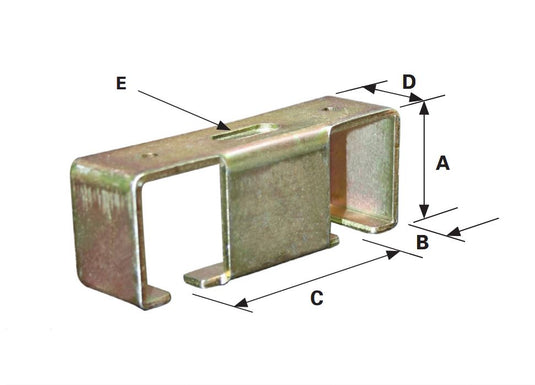 Double Track Overhead Bracket - 200 - SDB200DBL