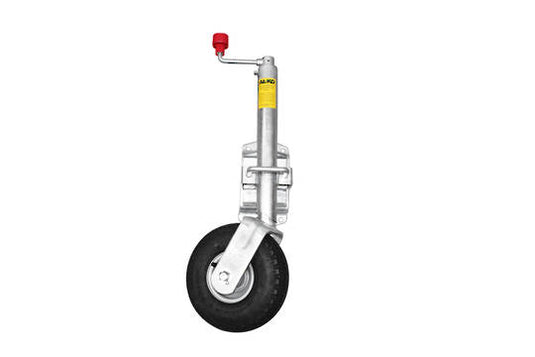 Jockey Wheel Load Capacity 160kg Bolt on Swivel bracket - JW11