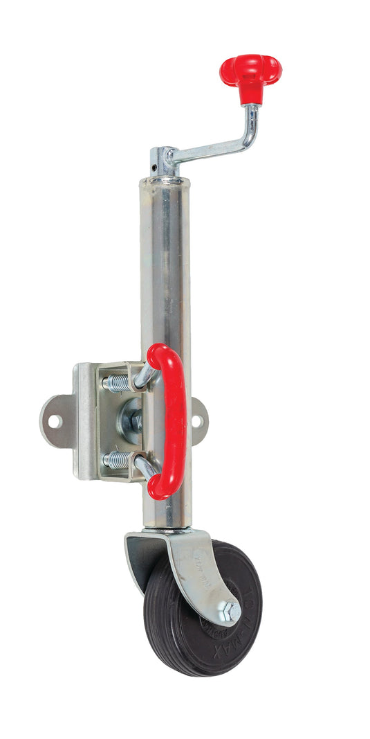 Jockey Wheel Load Capacity 200kg U-bolt swivel bracket - JW2-2H