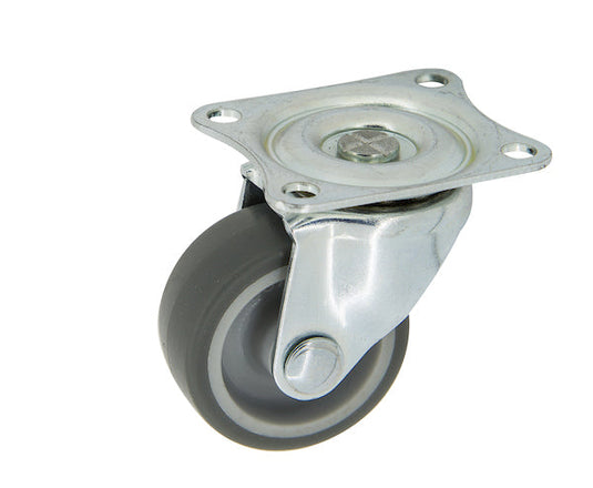 38mm Urethane Castor - Swivel Plate - 20kg Capacity