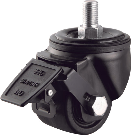 MXN - M16 Thread Stem & Brake 75mm Nylon Castor