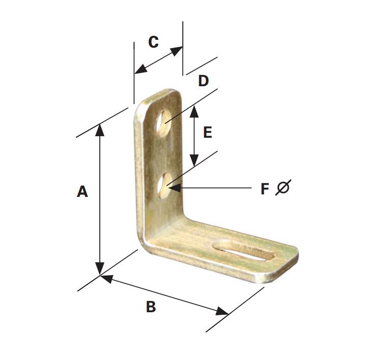 Load image into Gallery viewer, Side Fix Angle Support Bracket - 200 - SDB200ANG