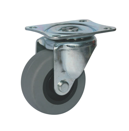 50mm Urethane Castor - Swivel Plate - 40kg Capacity