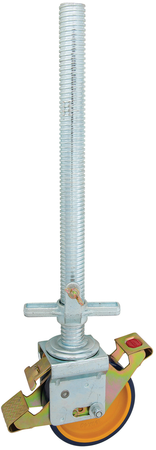 Swivel & Brake 150mm Urethane Scaffold Castor - WSU Series