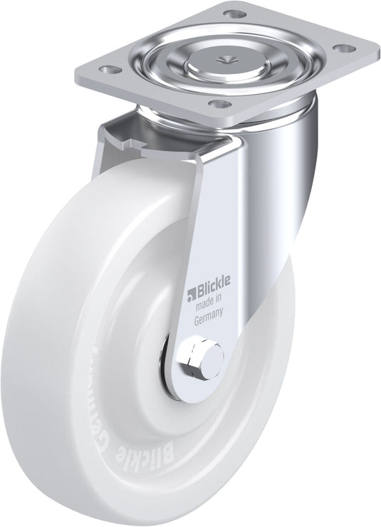 BXN - Swivel Plate 200mm Nylon Castor