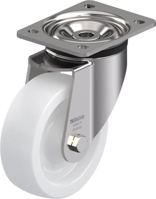 Nylon wheel Stainless Steel Heavy Duty Castor