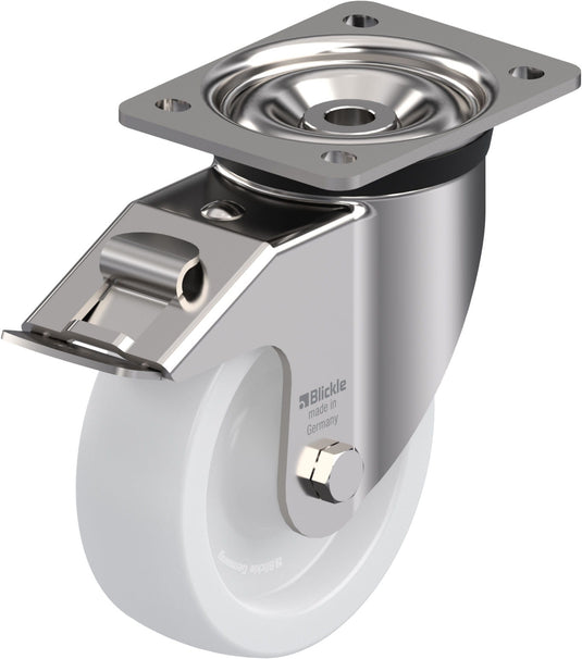 Nylon wheel Stainless Steel Heavy Duty Castor
