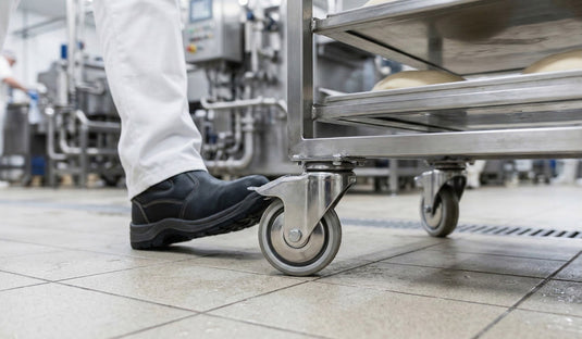 Choosing the Right Wheels and Castors for Food Processing Environments