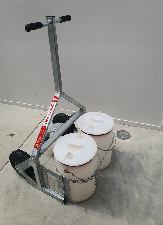 Heavy Duty Pivot Milk Bucket Trolley - DT502