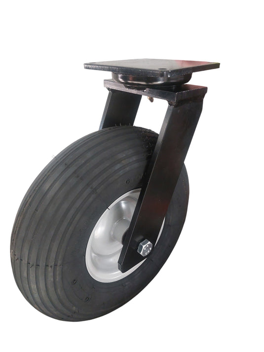 345mm Pneumatic Castor - Swivel Plate - 200kg