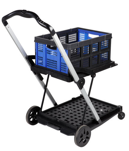 2 Tier Folding Trolley