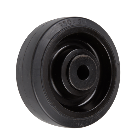 150mm Solid Rubber Wheel - 300kg Capacity