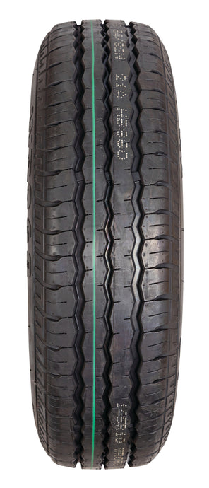 10 inch Steel Rim Hub Mount 145x10 6 Ply Road Ribbed Tread Tyre - MW Series