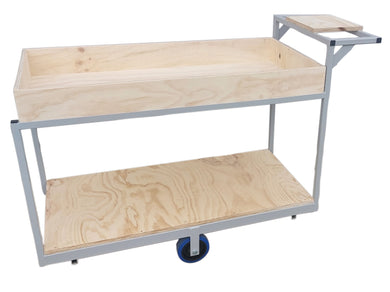 2 Tier Tray Platform Trolley - PTRD1200-2T-Ply