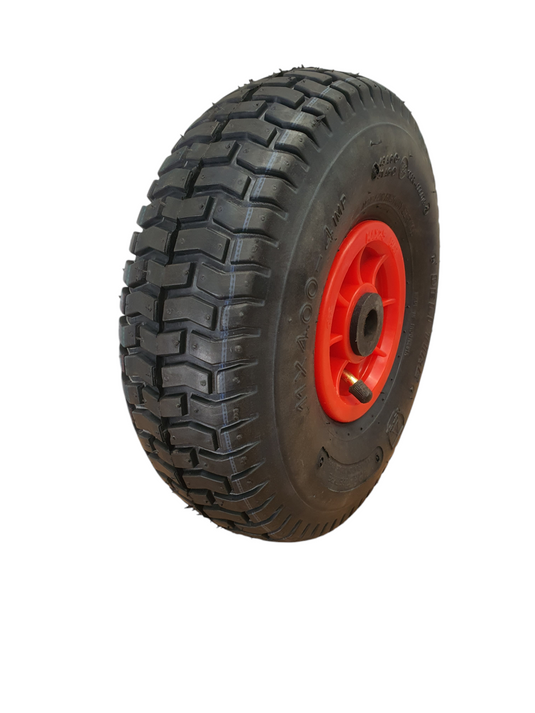 4 inch Plastic Rim 11/400x4 Turf Tread Tyre - PW Series