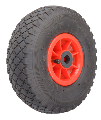 4 inch Plastic Rim 300x4 Diamond Tread Tyre - PW Series