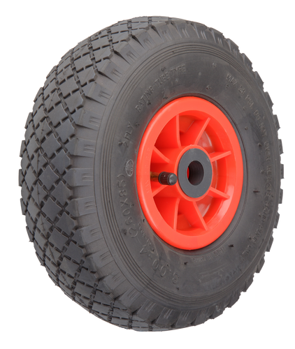 4 inch Plastic Rim 300x4 Diamond Tread Tyre - PW Series