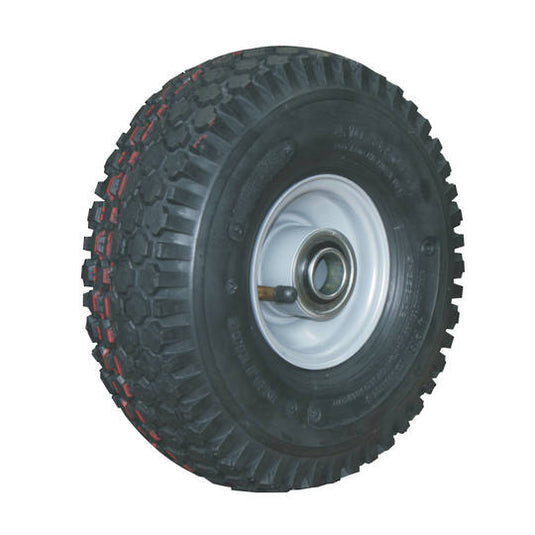 4 inch Steel Rim 410/350x4 Diamond Tread Tyre Low Speed Bearing- BW Series