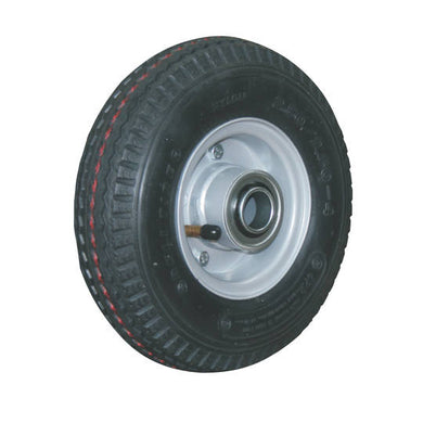 4 inch 2 piece Steel Rim 300x4 Diamond Tread Tyre Low Speed Bearing- FBSR Series