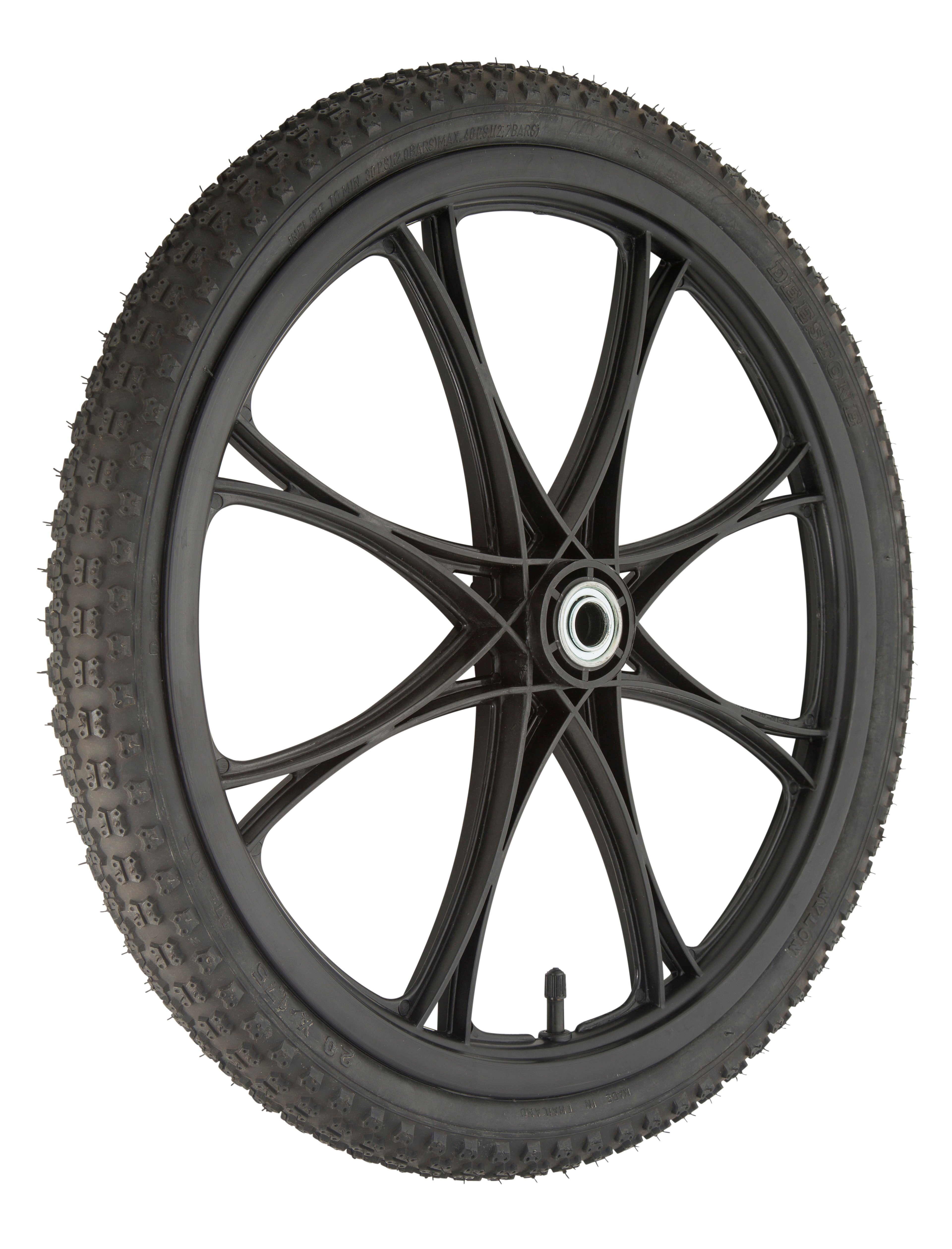 Spoked Wheels For Carts 16 In. X 1.75 In. SR 1607 Ribbed Flat Free