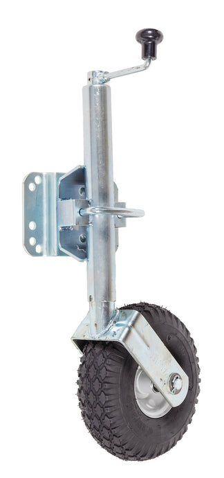 Jockey Wheel Load Capacity 300kg U-bolt Swivel bracket - JW10UB