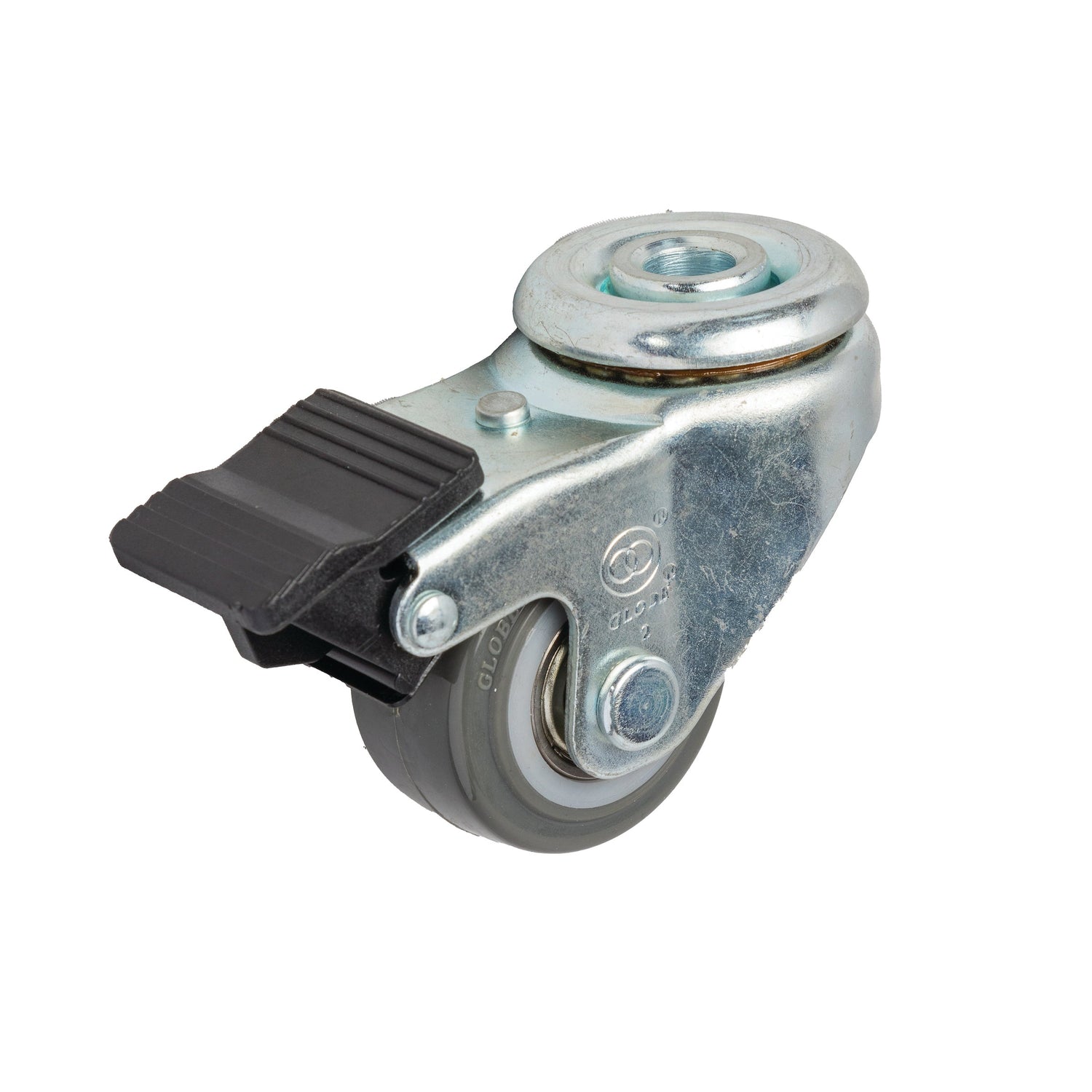 LRU - Bolt Hole & Brake Heavy Duty 50mm Urethane Castor – Wheelco
