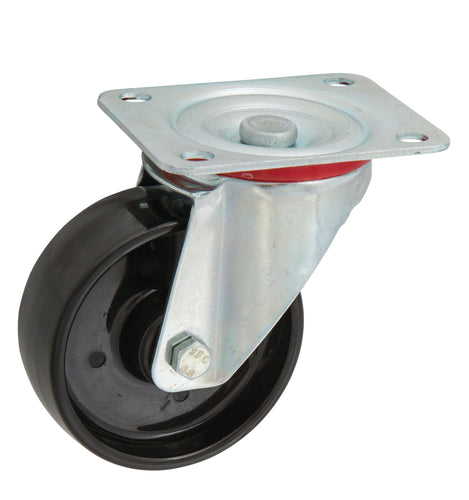 100mm Nylon Castor - Swivel Plate - 120kg Capacity