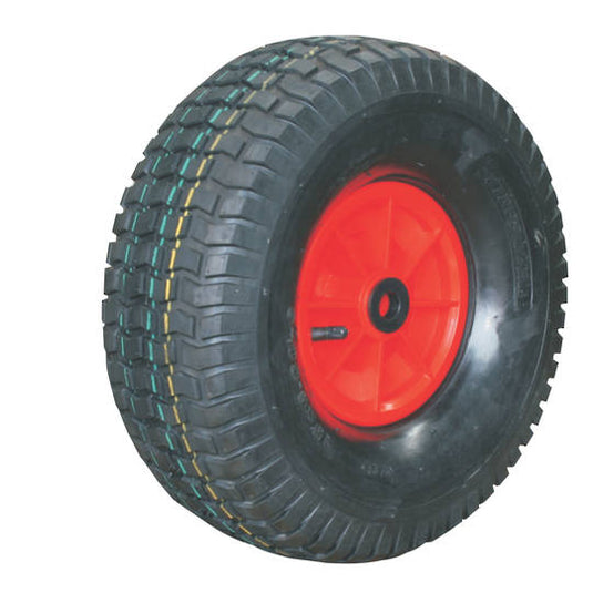 6 inch Plastic Rim 15/600x6 Turf Tread Tyre - PW Series