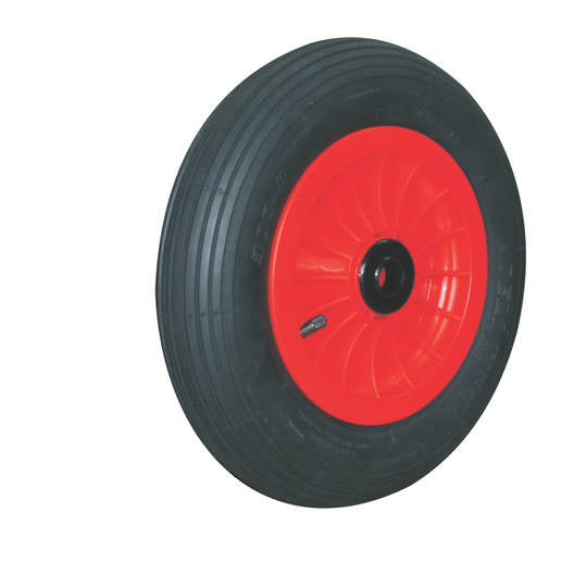 8 inch Plastic Rim 480/400x8 Ribbed Tread Tyre - PW Series