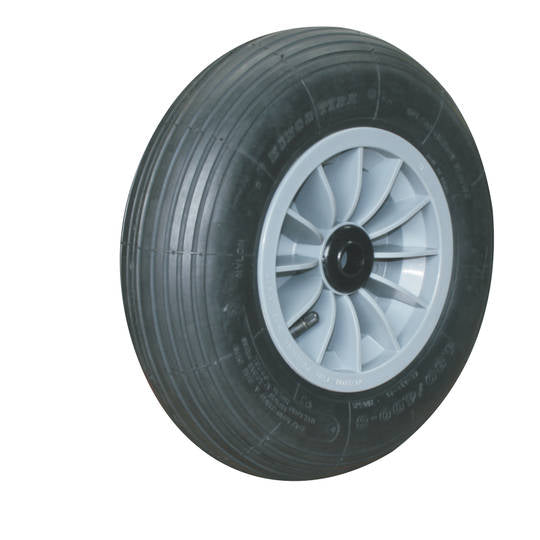 8 inch Plastic Rim 480/400x8 Ribbed Tread Tyre - PWW Series