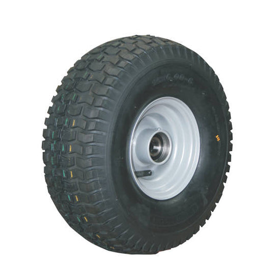 6 inch Steel Rim  15/600x6 Turf Tread Tyre High Speed Sealed Bearing- RWW Series