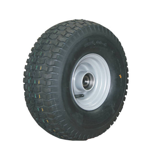 6 inch Steel Rim 15/600x6 Turf Tread Tyre High Speed Sealed Bearing- R ...