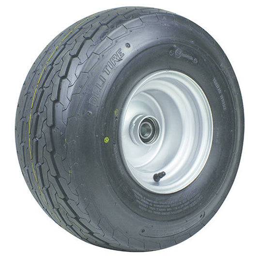 8 inch Steel Rim  16.5x6.5x8 6 Ply Road Ribbed Tread Tyre High Speed Sealed Bearing- RWX Series