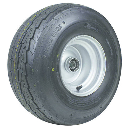 8 inch Steel Rim 16.5x6.5x8 6 Ply Road Ribbed Tread Tyre High Speed Se ...