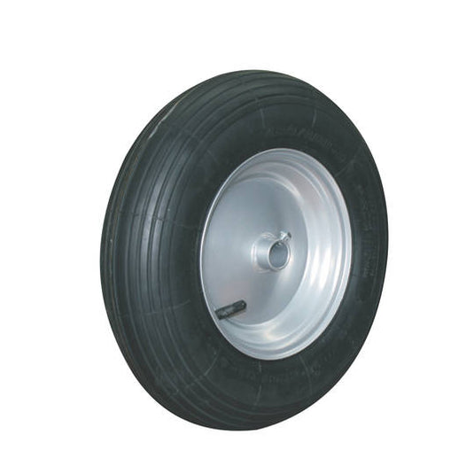 8 inch Steel Rim  480/400x8 Ribbed Tread Tyre Low Speed Bearing- WB Series